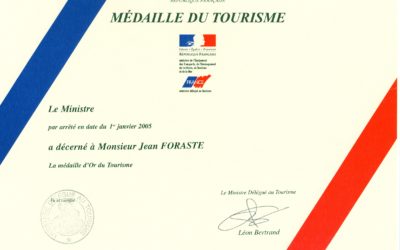 Medaille OrTourisme Diplome
